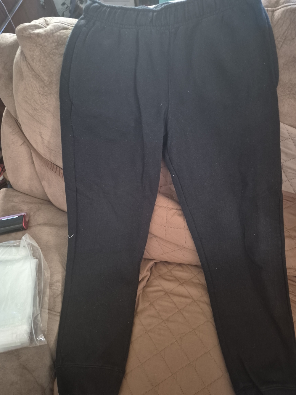Cat And Jack Black Sweatpants Drawstring Cotton Blend XL 14